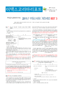 ���Ǳ��� ���캸�ƾ� �ϴ� 2011�� �ε��� ���� BEST 3